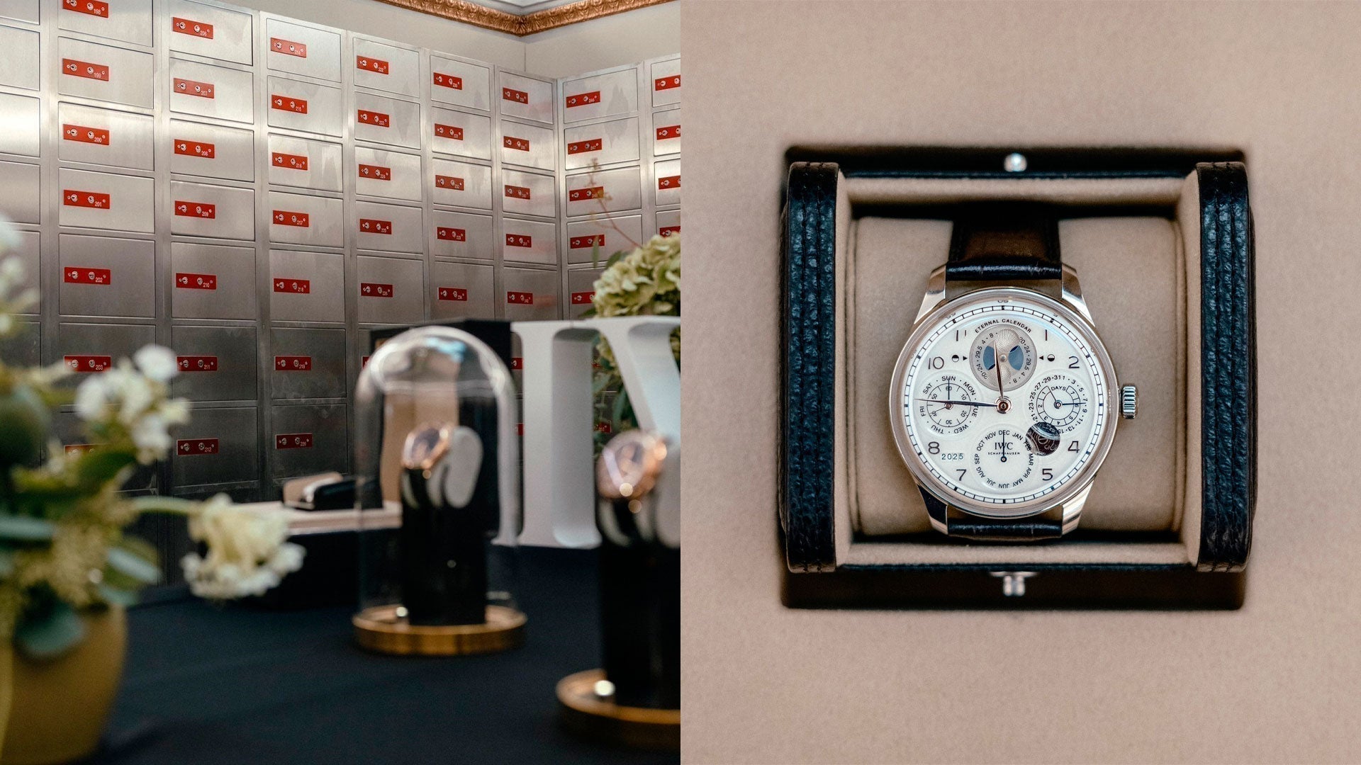 Alta Relojería De IWC Schaffhausen En El Lugar Mas Exclusivo: La Cámara Acorazada Del Edificio Banco Pastor