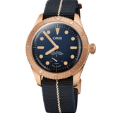 Oris Carl Brashear Calibre 401 Limited Edition Azul 40mm | 01 401 7764 3185-Set
