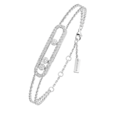 Pulsera Messika Oro Blanco Diamante Move Pavé