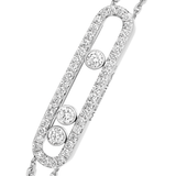 Pulsera Messika Oro Blanco Diamante Move Pavé