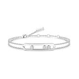 Pulsera Messika Move Classique Oro blanco y Diamantes | 03996-WG