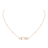 Collar Messika Oro Rosa y Diamante Move