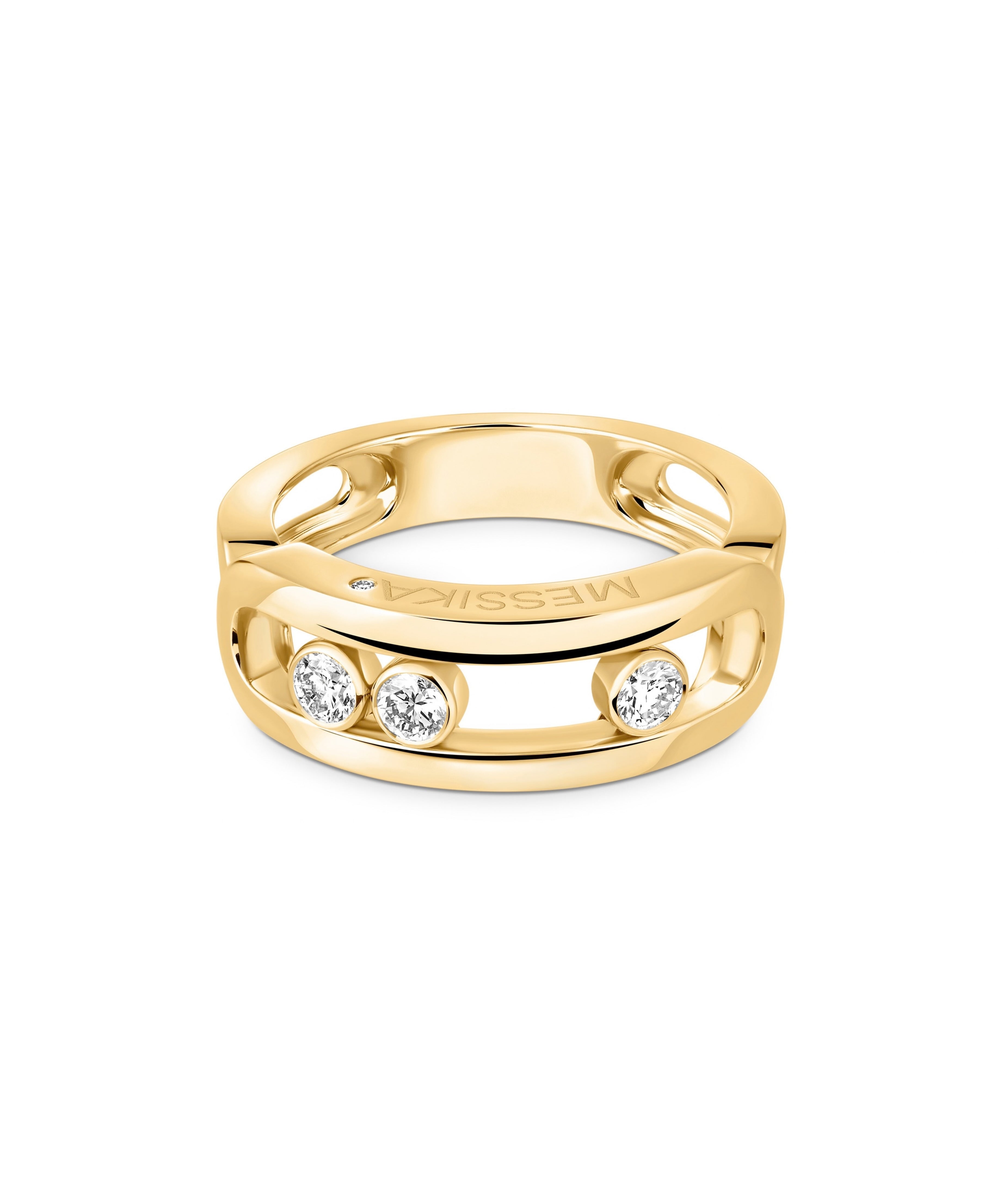 Anillo Messika Move Classique Grande Oro Amarillo y Diamantes | 03998-YG