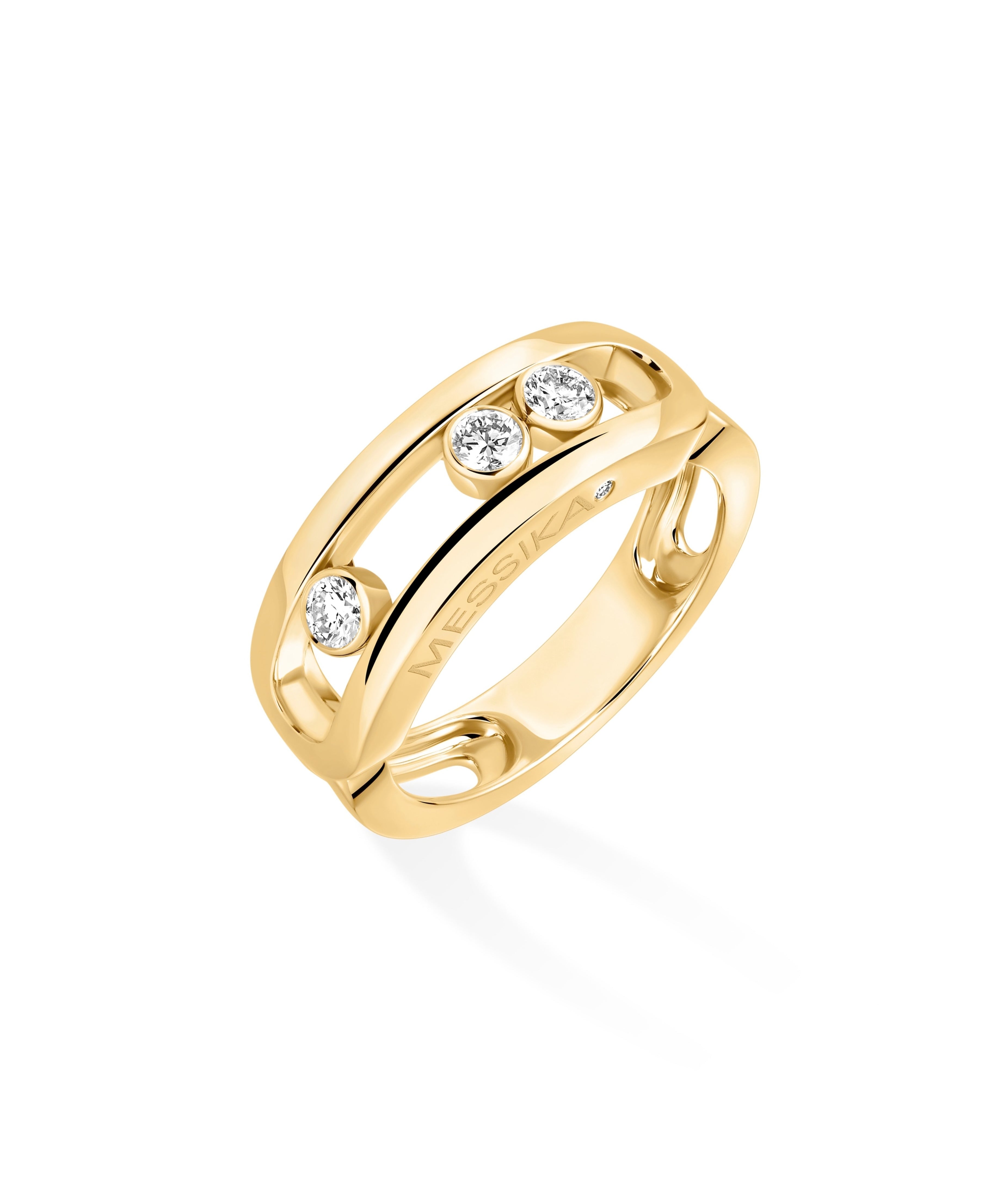Anillo Messika Move Classique Grande Oro Amarillo y Diamantes | 03998-YG