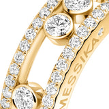Anillo Messika Move Classique Grande Oro amarillo y Pavé de Diamantes | 04000-YG