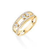 Anillo Messika Move Classique Grande Oro amarillo y Pavé de Diamantes | 04000-YG