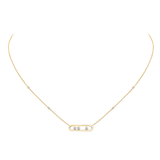 Collar Messika Baby Move Pavé Oro amarillo