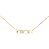 Collar Messika Baby Move Pavé Oro amarillo