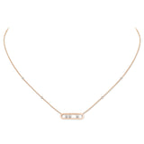 Collar Messika Move Classique Oro rosa y Diamantes | 04323-PG