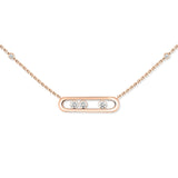 Collar Messika Move Classique Oro rosa y Diamantes | 04323-PG