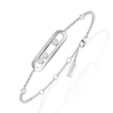 Pulsera Messika Baby Move Oro blanco y Diamantes | 04324-WG