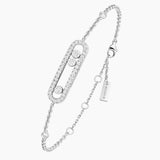 Pulsera Baby Move Pavé Messika en Oro Blanco y Diamantes | 04325-WG