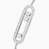Pulsera Baby Move Pavé Messika en Oro Blanco y Diamantes | 04325-WG