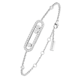 Pulsera Messika Baby Move Pavé Oro blanco