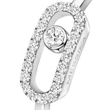 Anillo Messika Move Classique Oro blanco y Pavé de Diamantes | 04705-WG
