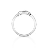 Anillo Messika Move Classique Oro blanco y Pavé de Diamantes | 04705-WG