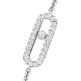 Pulsera Messika Move Classique Oro blanco y Pavé de Diamantes | 04706-WG