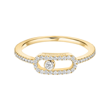 Anillo Messika Move Uno Pavé Oro amarillo