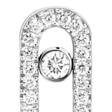 Pendientes Messika Move Uno Pavé Oro blanco