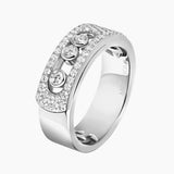 Anillo Messika Move Noa Pavé Oro blanco