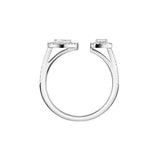 Anillo Messika My Twin Oro Blanco y Diamantes | 06471-WG