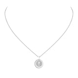 Collar Messika Lucky Move Oro blanco y Pavé de Diamantes | 07397-WG
