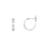 Aros Pequeños Bee de Chaumet Oro Blanco y Diamantes