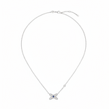 Colgante Jeux de Liens Pavé de Diamantes y Zafiro