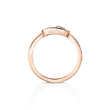 Anillo Messika Move Uno Pequeño Oro rosa y Diamantes | 10055-PG