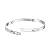 Pulsera Bangle Messika Move Noa Oro blanco Pavé