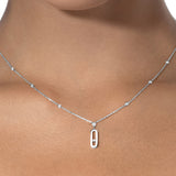Collar Messika Move Classique Oro blanco y Diamantes | 10111-WG