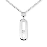 Collar Messika Move Classique Oro blanco y Diamantes | 10111-WG