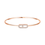 Pulsera Flexible Messika Move Uno Pavé Oro Rosa
