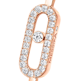 Pulsera Flexible Messika Move Uno Pavé Oro Rosa