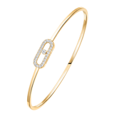 Pulsera Flexible Messika Move Uno Pavé Oro Amarillo