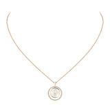Collar Messika Lucky Move Pequeño Oro rosa Nácar y Diamantes | 11650-PG