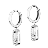 Pendientes de Aro Messika Move Uno Oro blanco