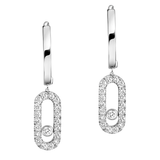 Pendientes de Aro Messika Move Uno Oro blanco
