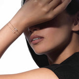 Pulsera Messika Move Uno Mini Oro rosa y Diamantes | 12074-PG