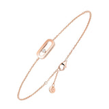 Pulsera Messika Move Uno Mini Oro rosa y Diamantes | 12074-PG