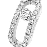 Anillo Messika Move Uno Grande Oro Blanco y Pavé de Diamantes | 12113-WG