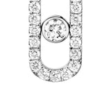 Pendientes Messika Move Uno Oro blanco y Pavé de Diamantes | 12183-WG
