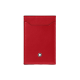 Tarjetero MONTBLANC Meisterstück  3 CC Piel Roja – 129685