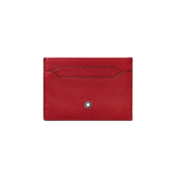 Tarjetero MONTBLANC Sartorial 5 CC Piel Roja – 130831