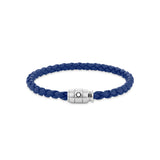 Pulsera MONTBLANC Meisterstück Piel Azul Cierre Acero - 130899