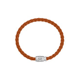 Pulsera MONTBLANC Meisterstück Piel Naranja Cierre Acero - 134062