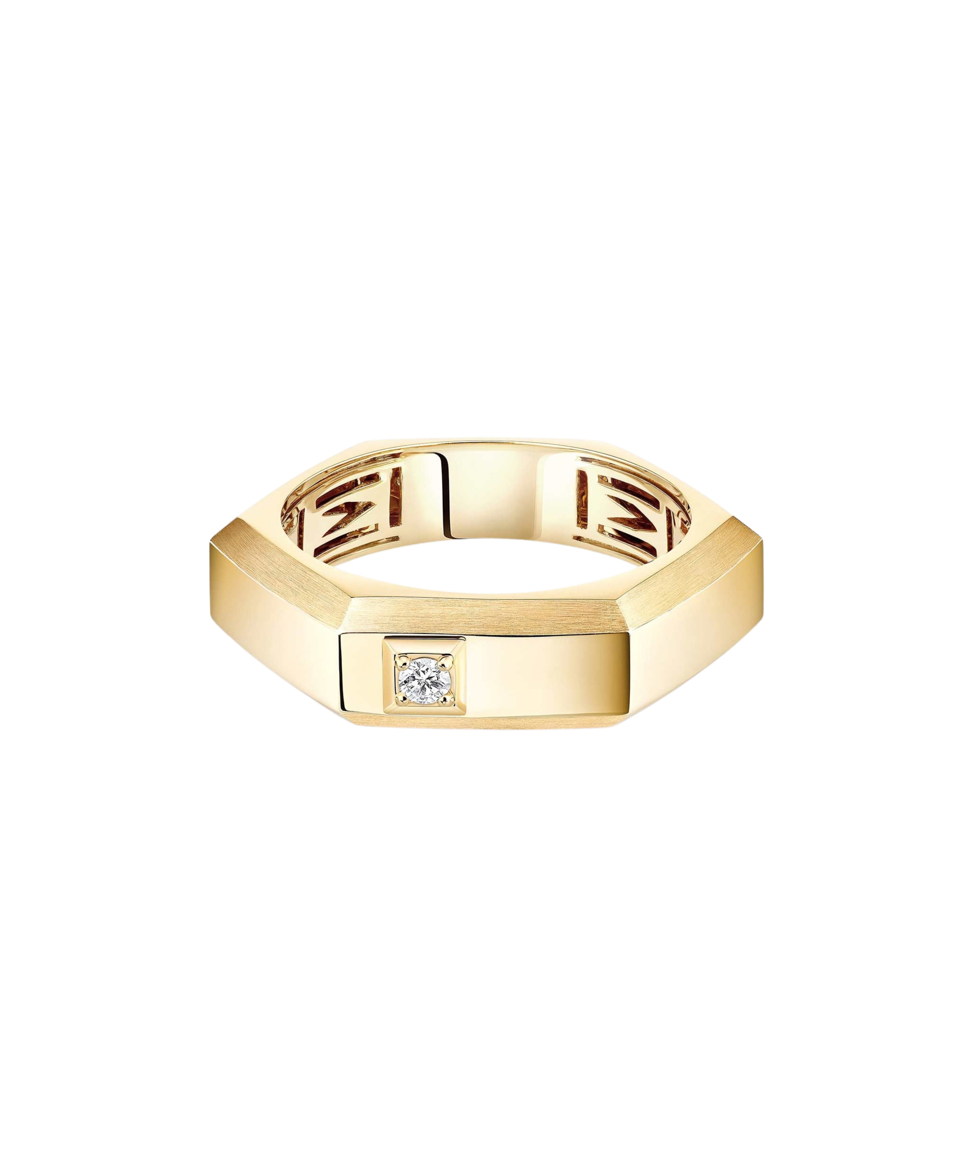 Anillo Messika Moderniste Mediano en Oro Amarillo y Diamante | 13558-YG