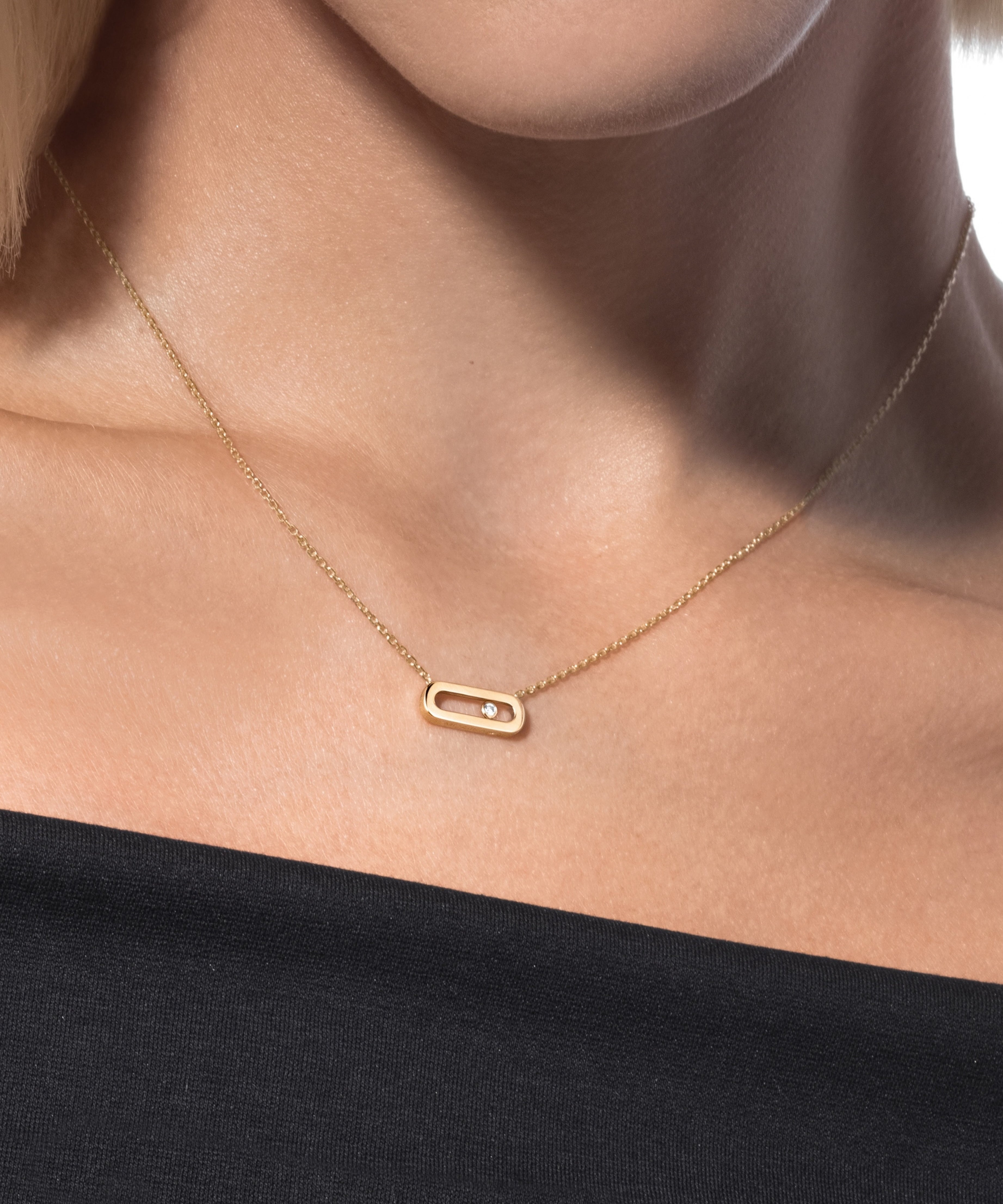 Collar Messika Move Uno Oro amarillo y Diamantes | 14613-YG