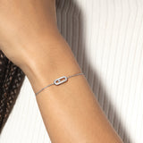 Pulsera Messika Move Uno Oro blanco y Diamantes | 14644-WG