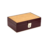 Caja para Relojes y Joyas WOLF Philip Piel Marrón - 190206